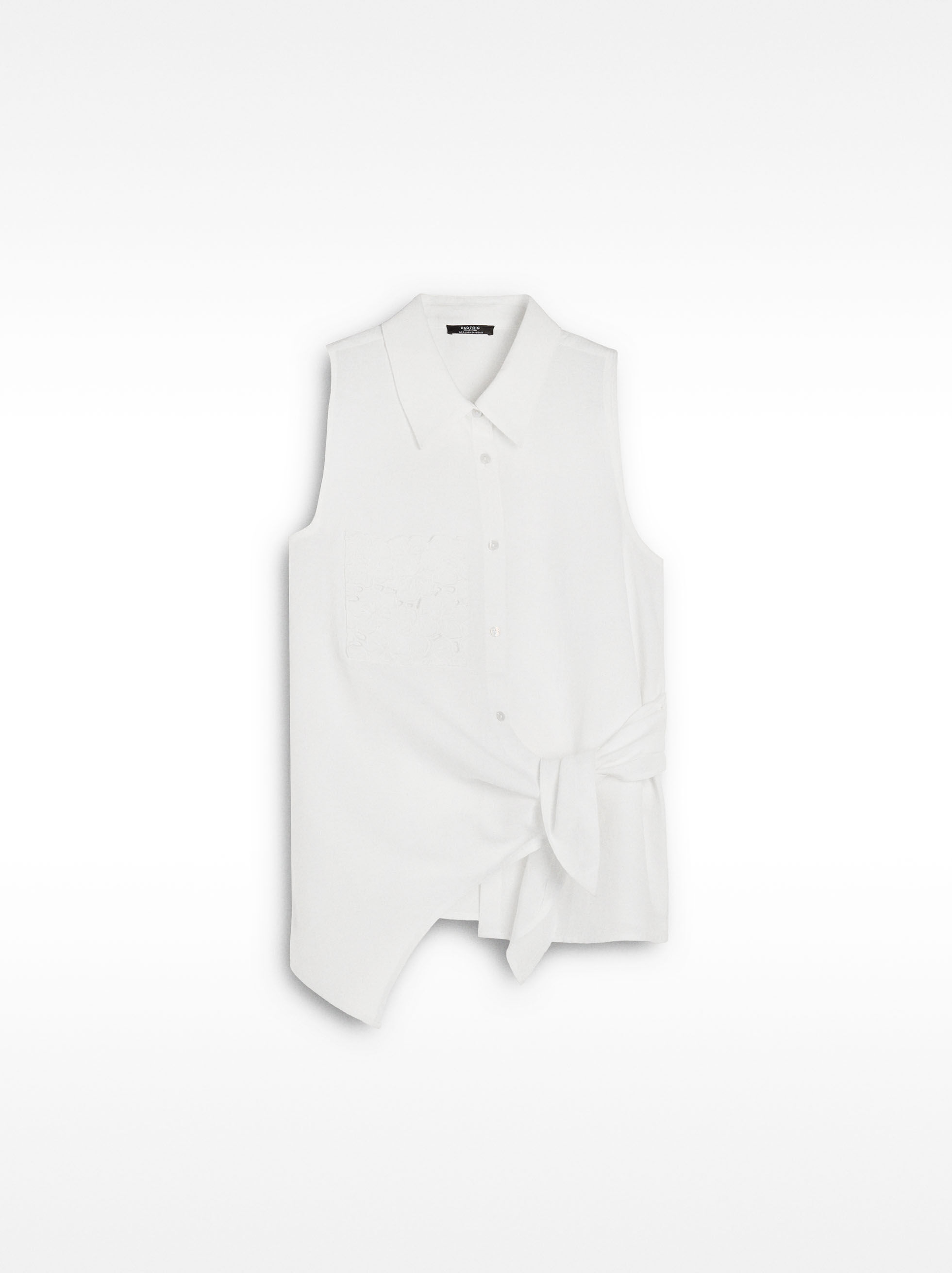 Resim Nakışlı ve Düğüm Detaylı Üst