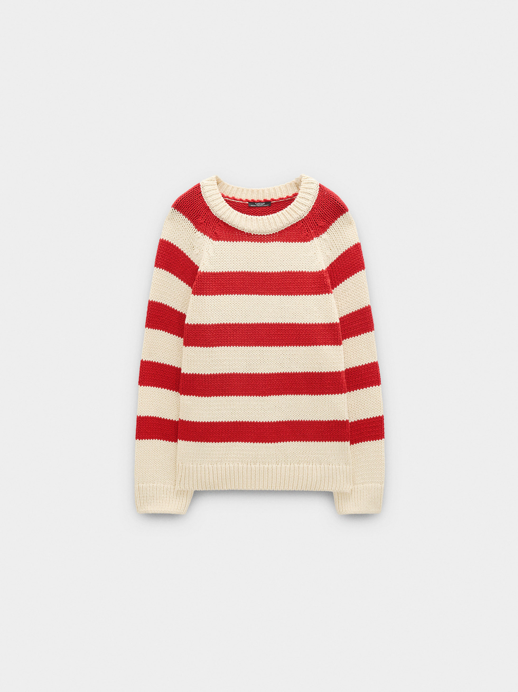 Resim Çizgili Örme Kazak