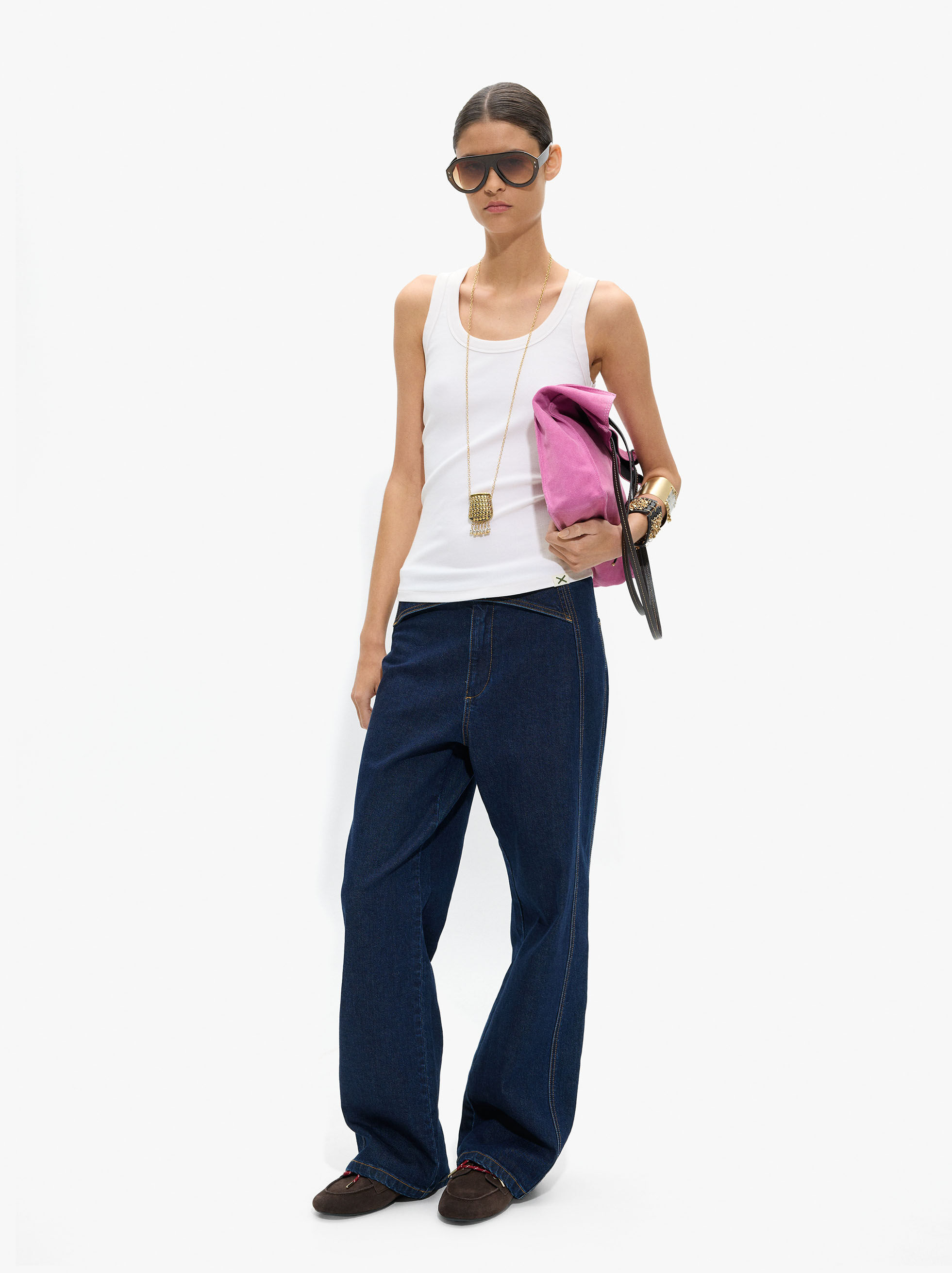 Resim Düz Pamuklu Üst