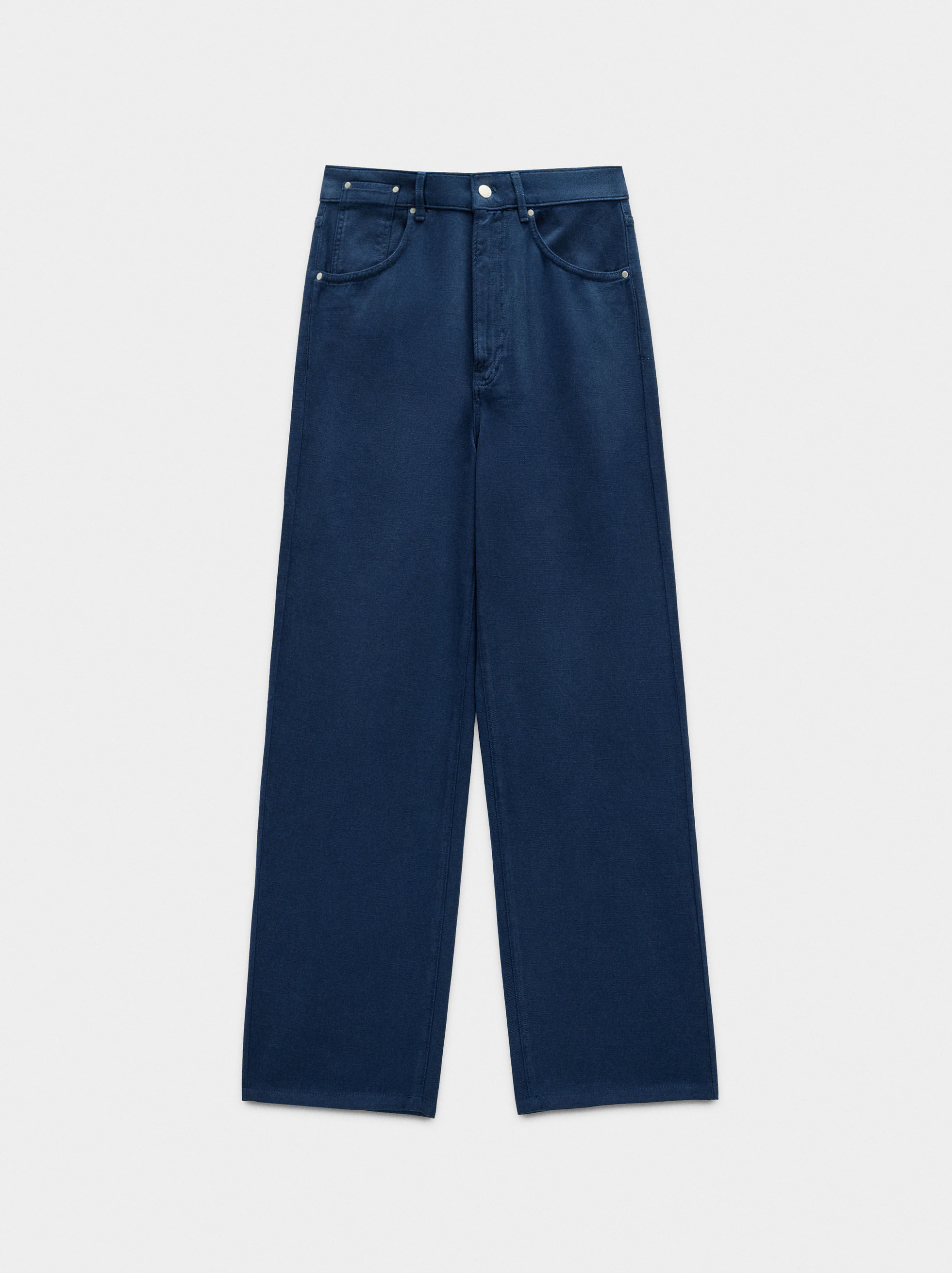 Resim Liyosel ve Pamuklu Denim Pantolon