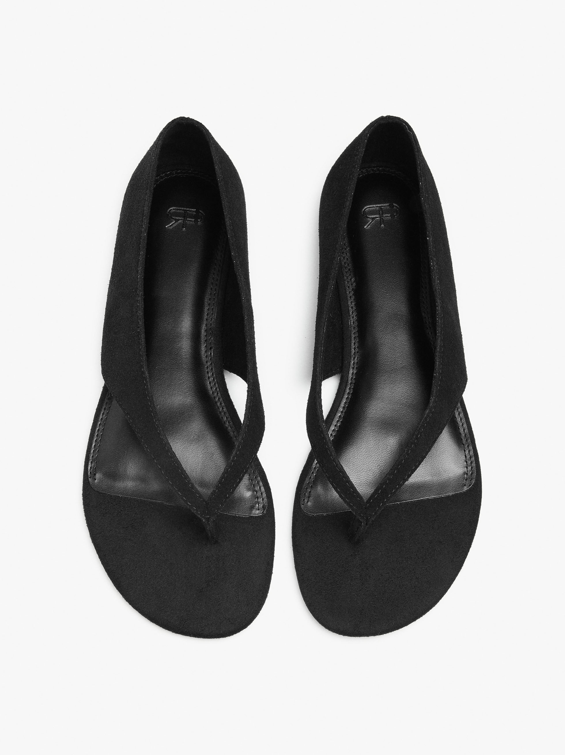 Resim Düz Deri Sandalet