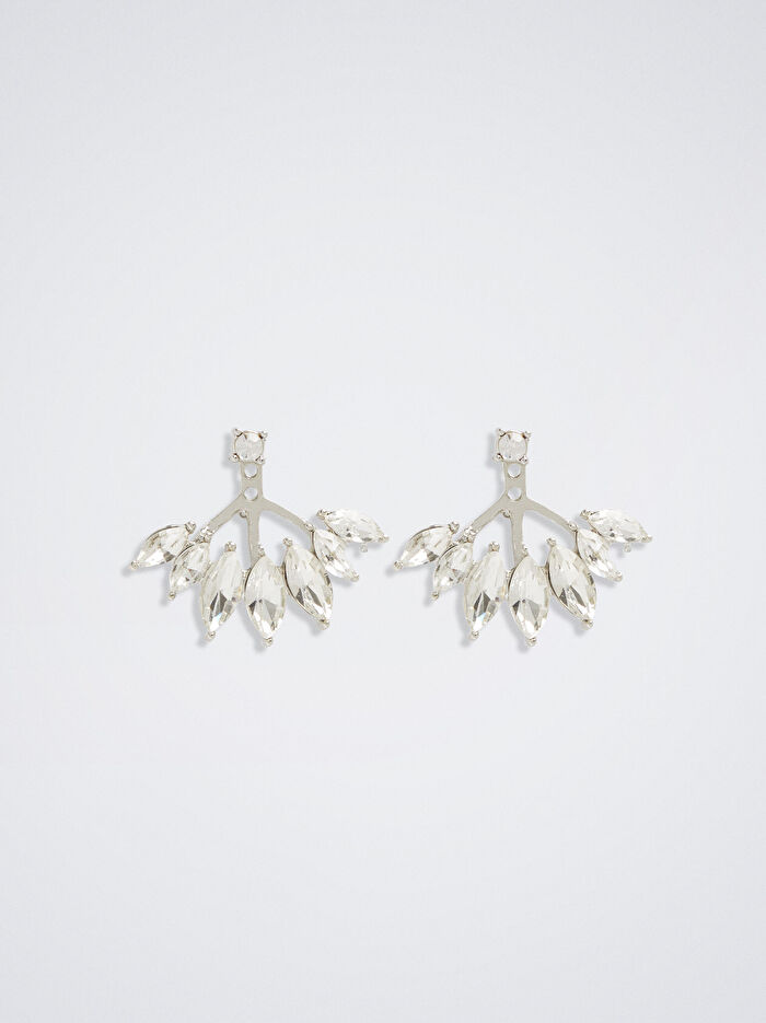 Suni Elmas Çivi Küpe