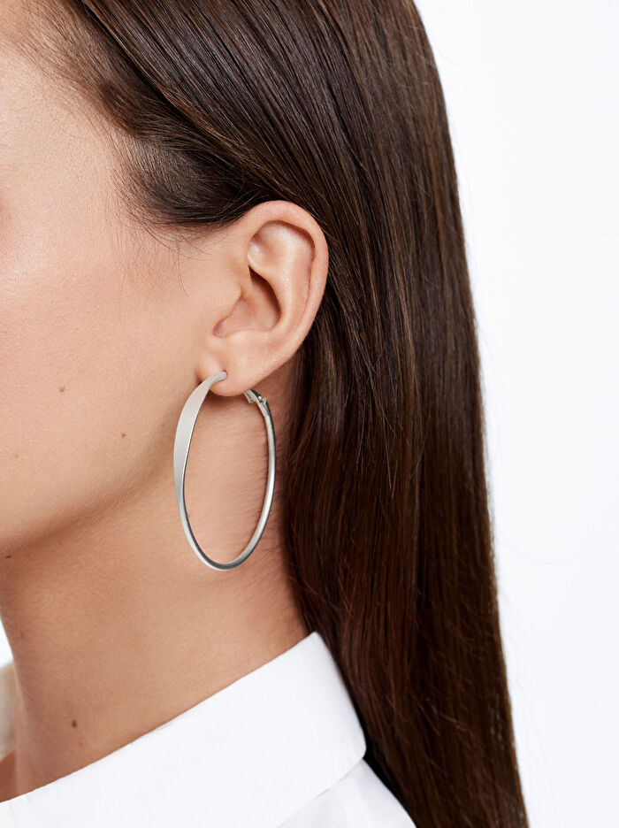 Basıc Orta Boy Halka Küpe