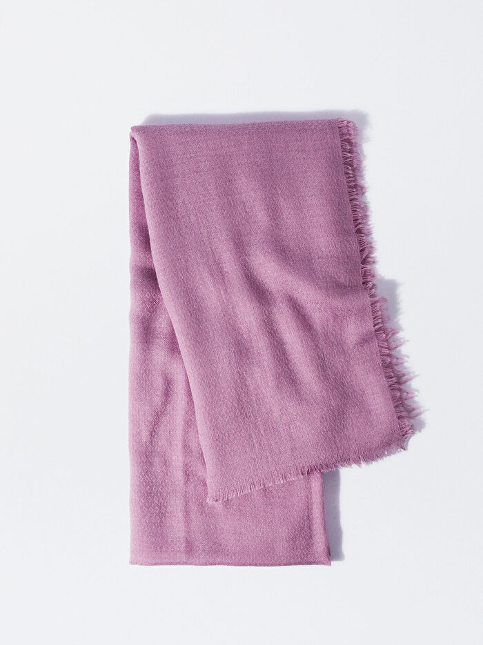 Eskitme Efektli Düz Paşmina