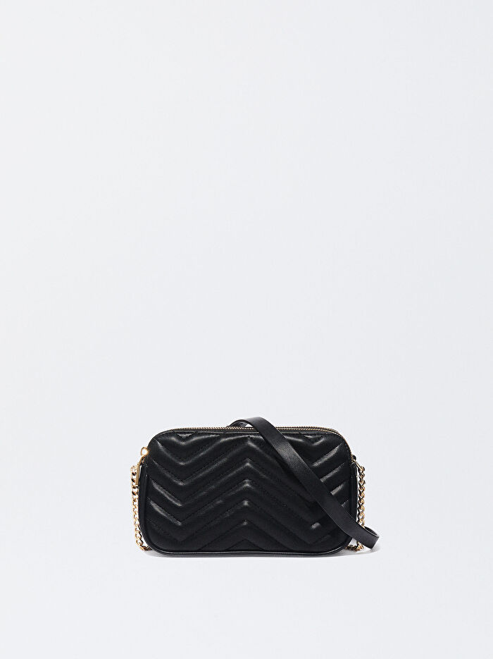 Desenli Çapraz Askılı Çanta