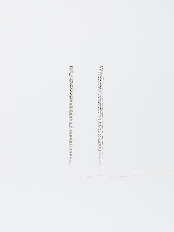 İnci Detaylı Küpe