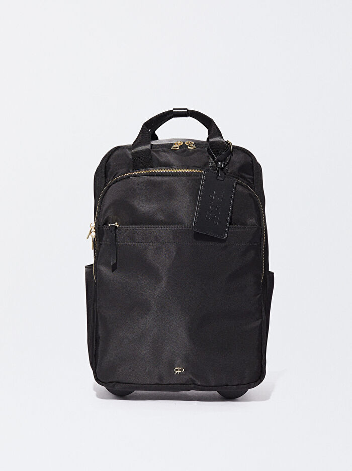 2'si 1 Arada Sırt Çantası ve Çekçekli Çanta