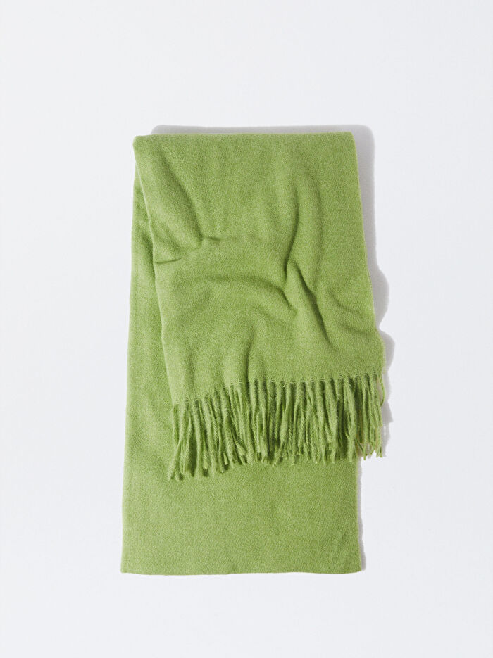 Düz Püsküllü Şal