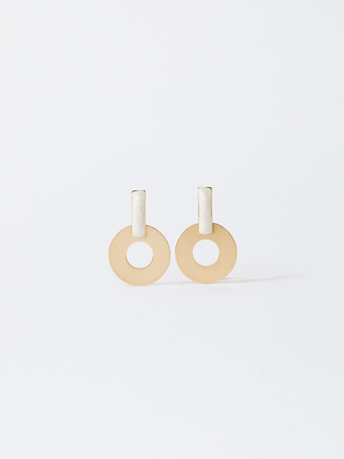 Mineli Gold Küpe