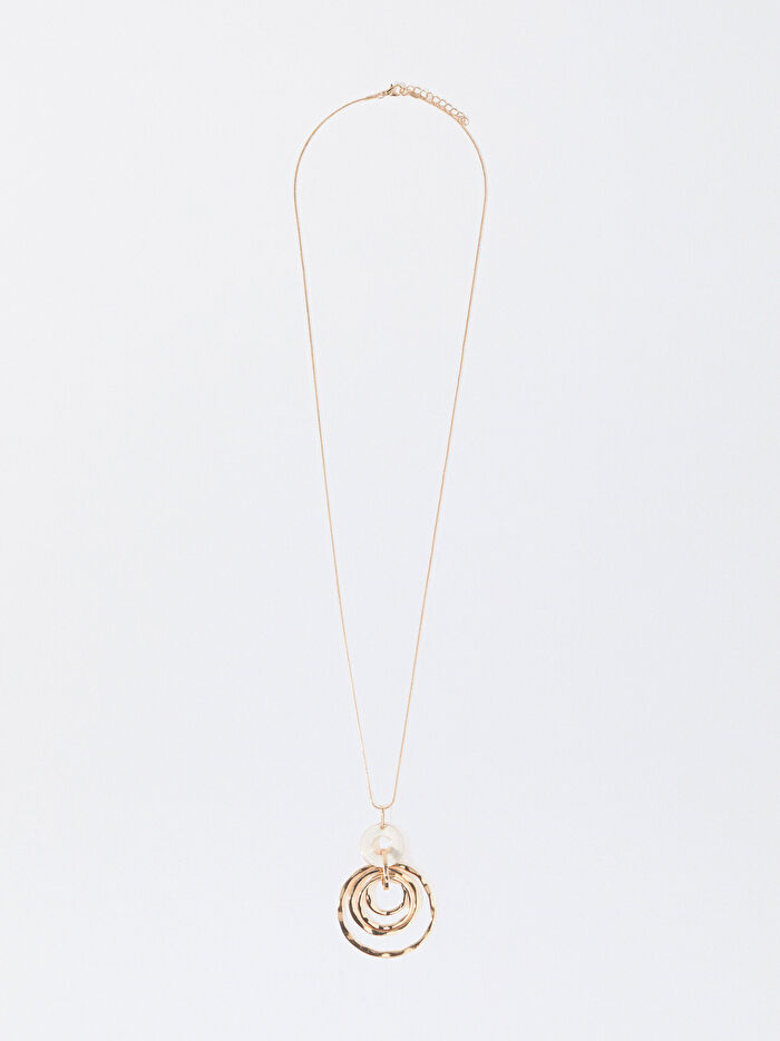 Sarkıtlı Gold Kolye