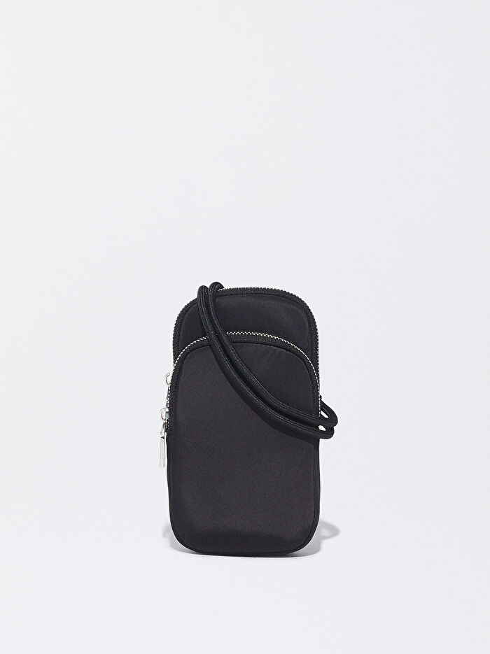 Teknik Kumaş Cep Telefonu Çantası