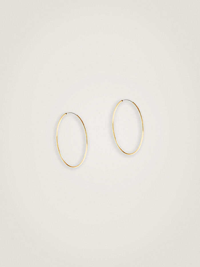 Gold Küçük Halka Küpe