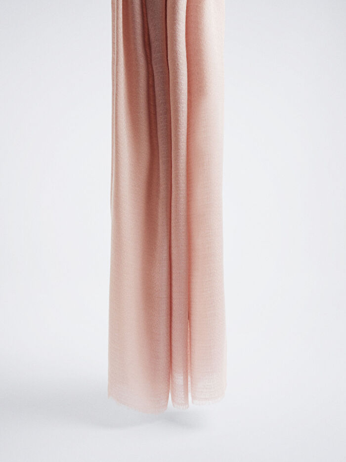 Eskitme Efektli Düz Paşmina