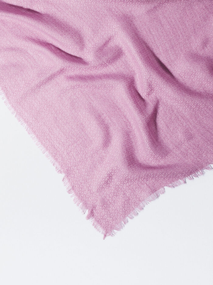 Eskitme Efektli Düz Paşmina