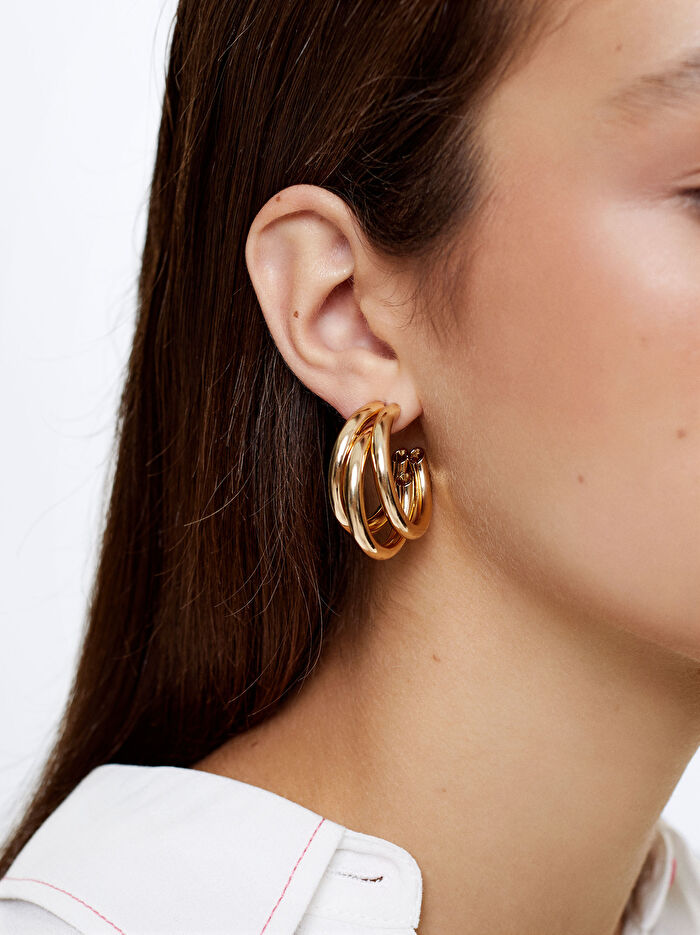 Hoop Fever Orta Boy Halka Küpe