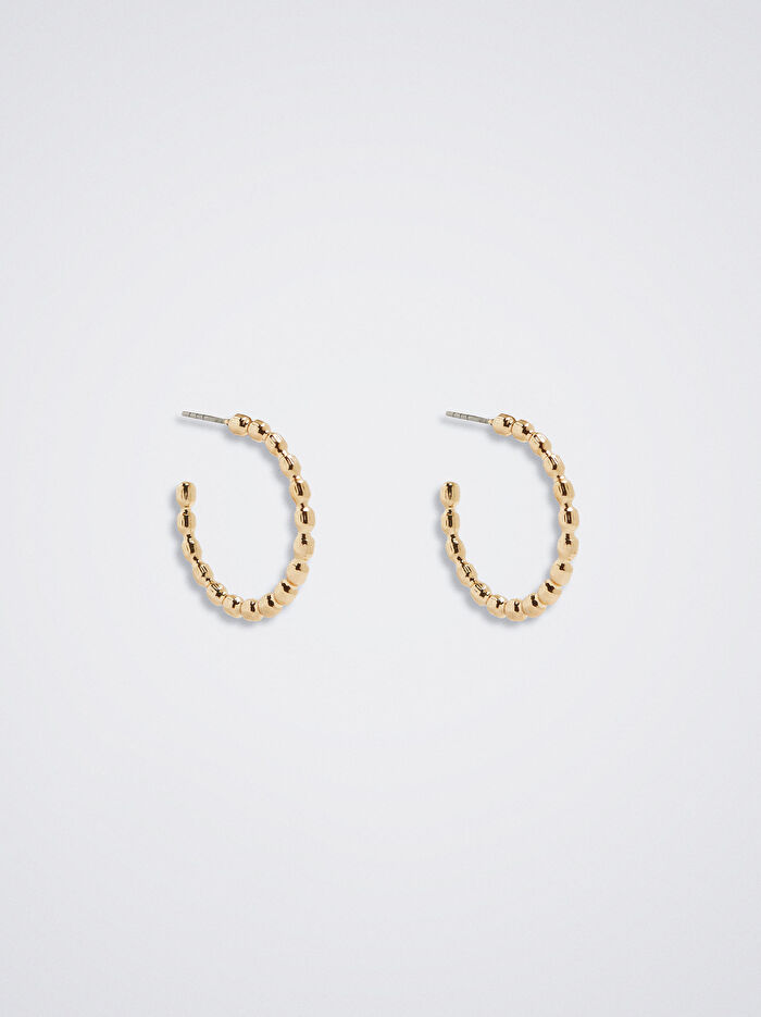 Gold Küçük Halka Küpe