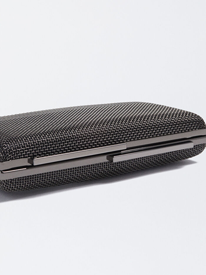 Zincir Saplı Party Clutch Çanta