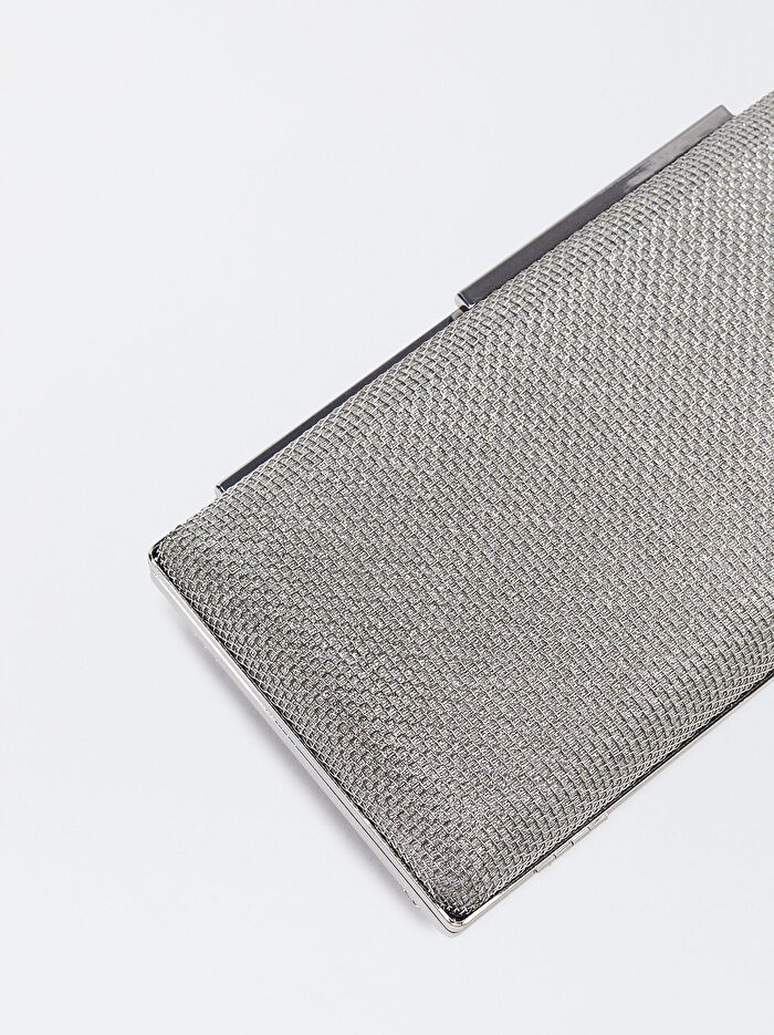 Zincir Saplı Party Clutch Çanta