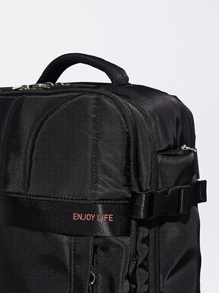 Teknik Kumaş Kabin Boy Sırt Çantası