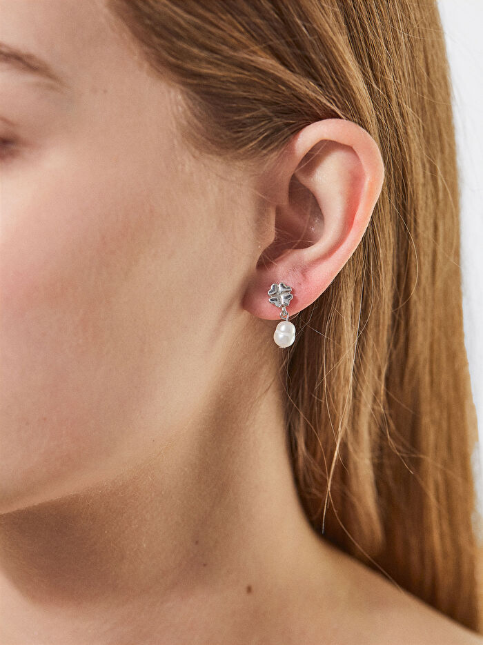 Tatlı Su İncisi Detaylı Küpe