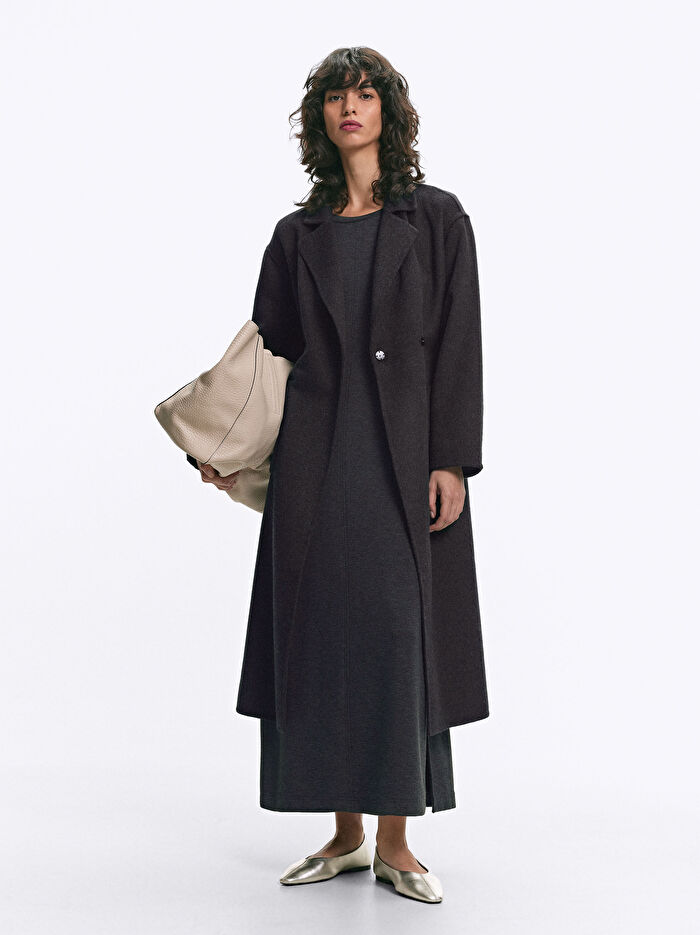 Yırtmaçlı Uzun Elbise