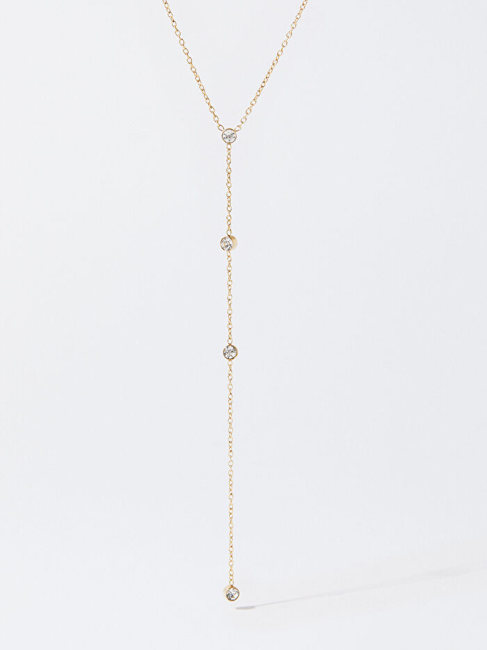 Paslanmaz Çelik Gold Kolye