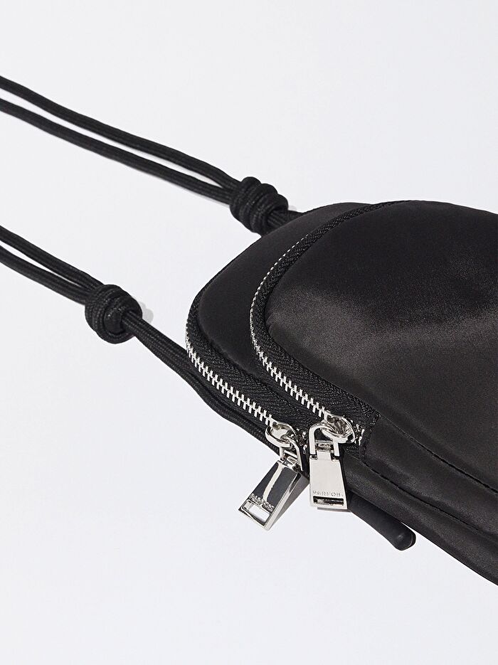 Teknik Kumaş Cep Telefonu Çantası