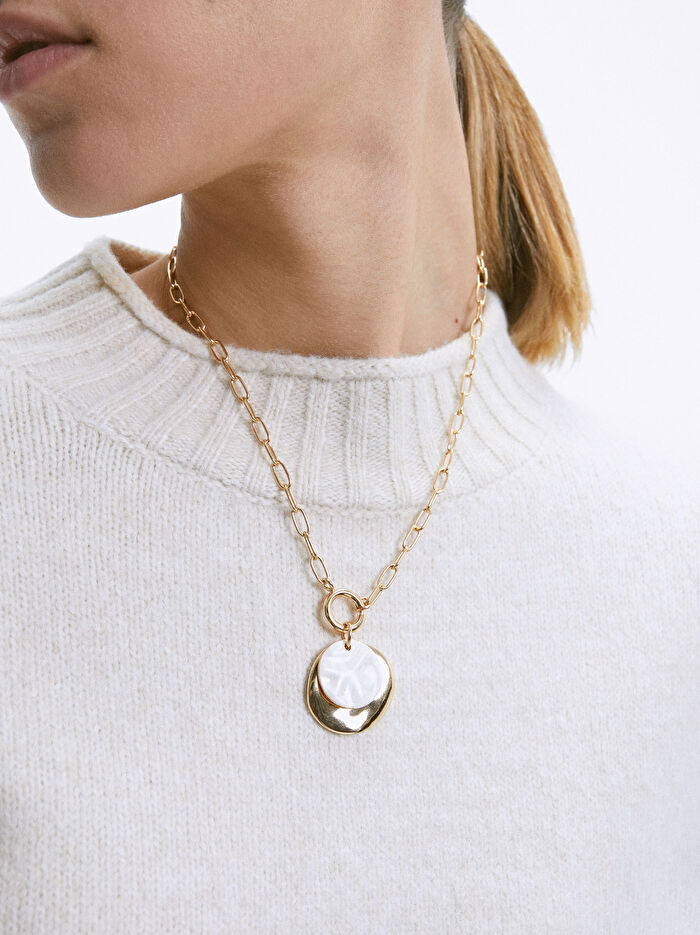 Sarkıtlı Gold Kolye