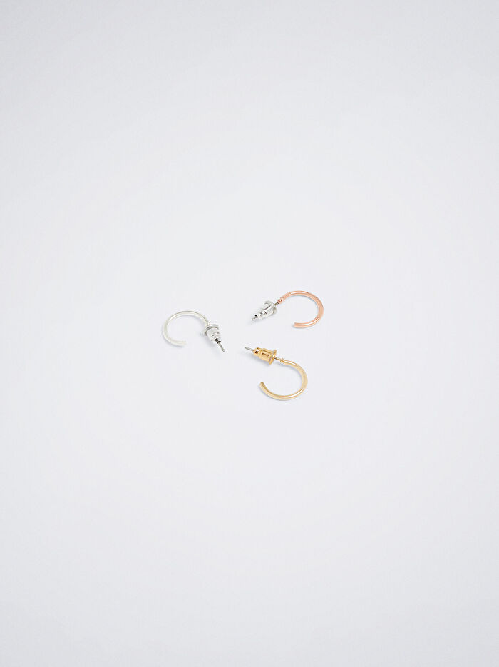 Basıc Küçük Halka Küpe Seti