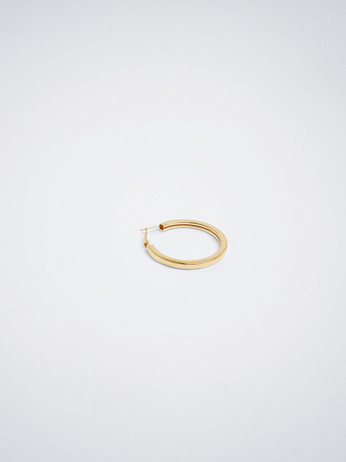 Basıc Orta Boy Halka Küpe