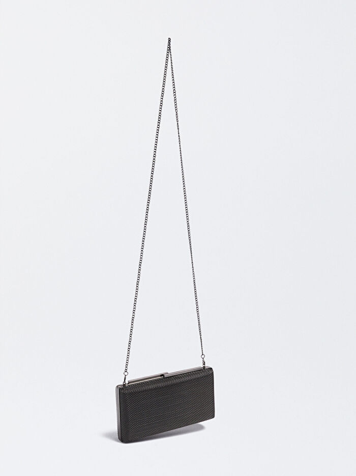 Zincir Saplı Party Clutch Çanta