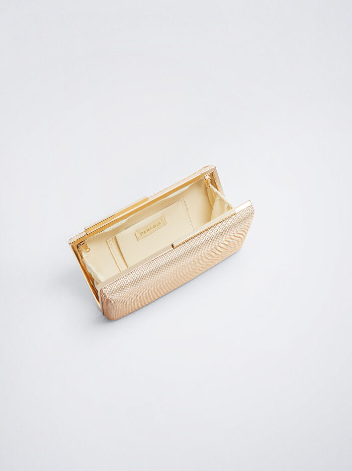 Zincir Saplı Party Clutch Çanta