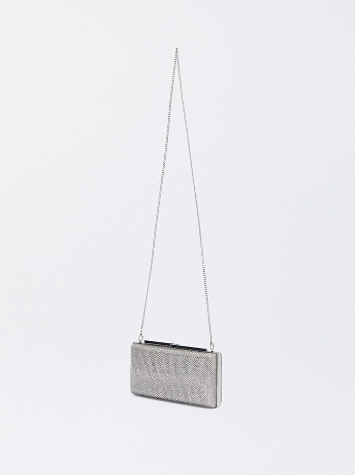 Zincir Saplı Party Clutch Çanta