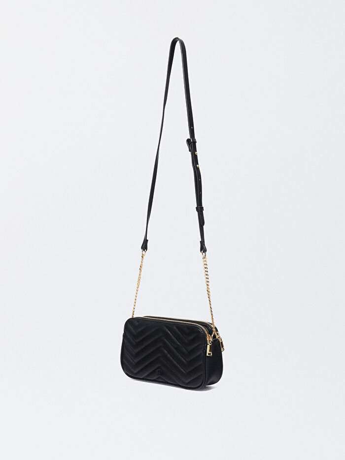 Desenli Çapraz Askılı Çanta