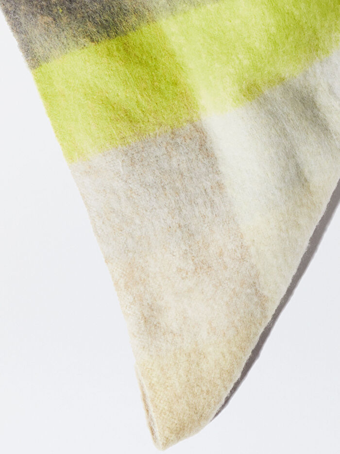 Püsküllü Battaniye Atkı