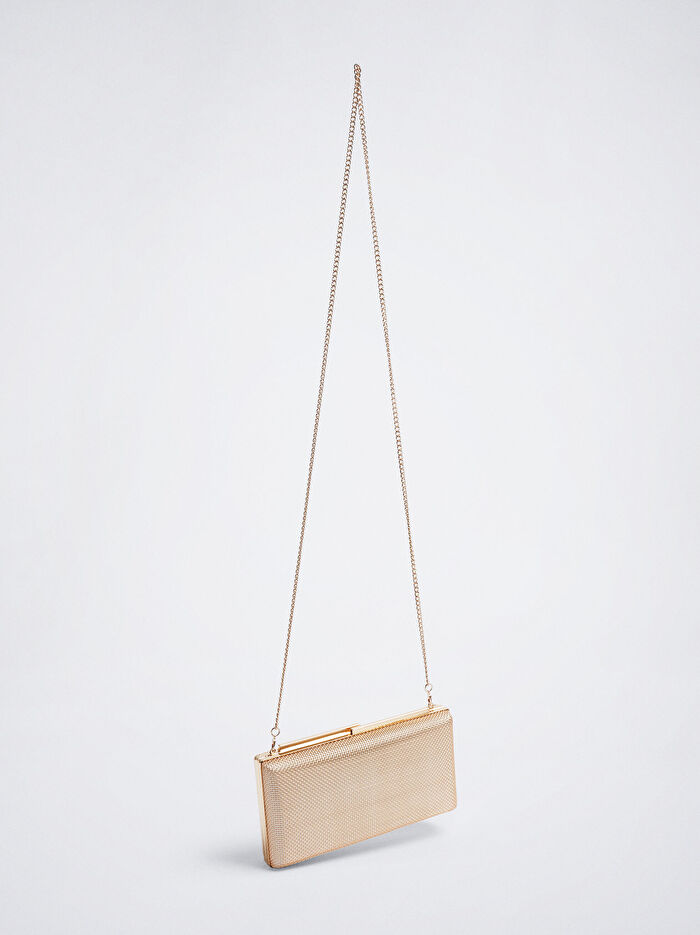 Zincir Saplı Party Clutch Çanta