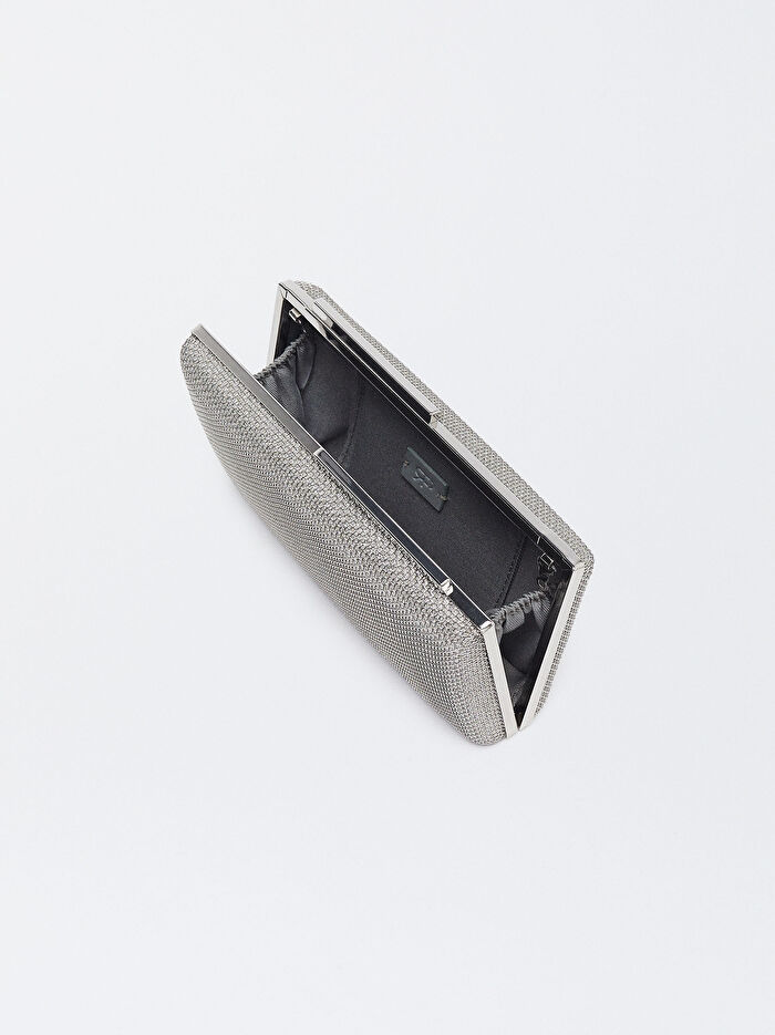 Zincir Saplı Party Clutch Çanta