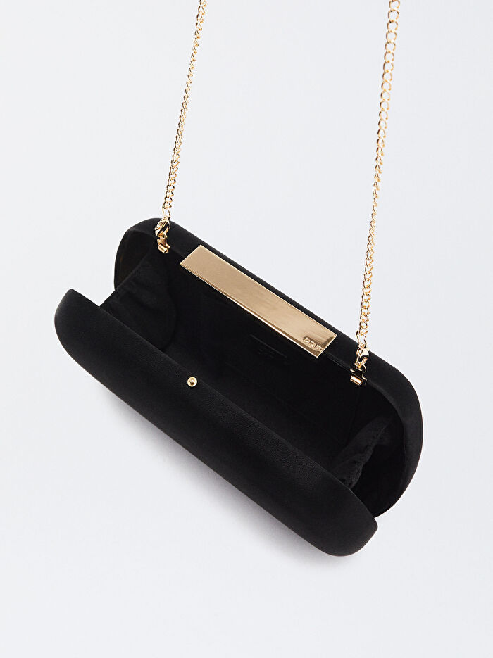 Zincir Saplı Party Clutch Çanta