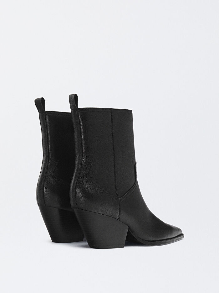 Deri Kovboy Çizmesi