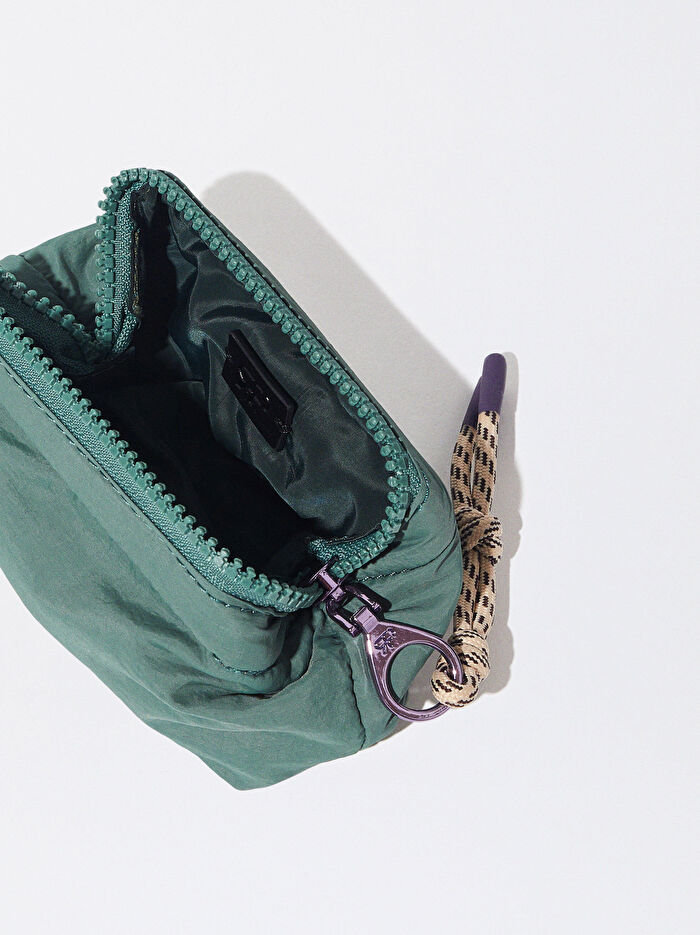 Teknik Kumaş Bozuk Para Cüzdanı