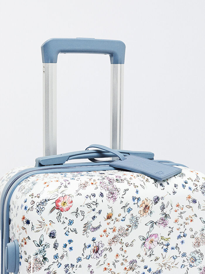 Desenli Kabin Boy Çekçekli Valiz
