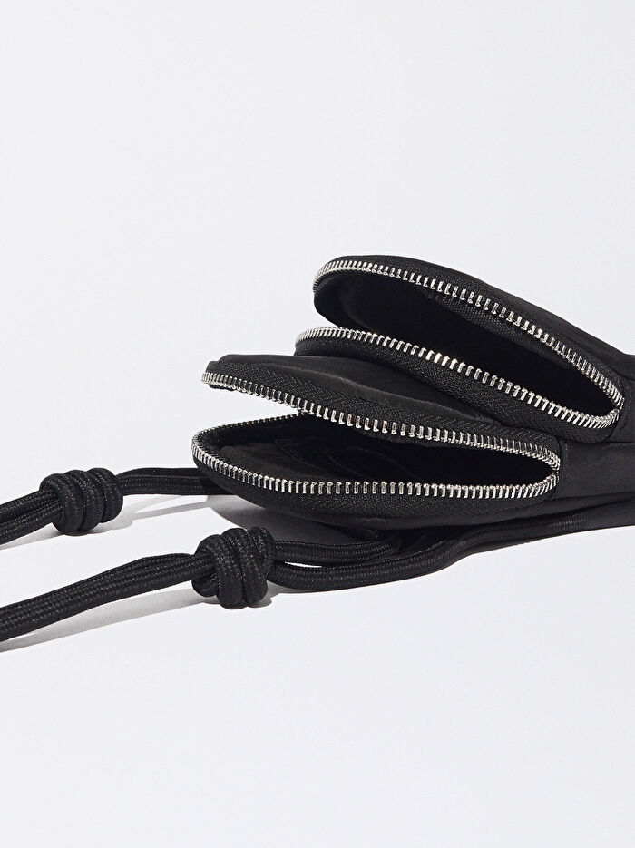 Teknik Kumaş Cep Telefonu Çantası