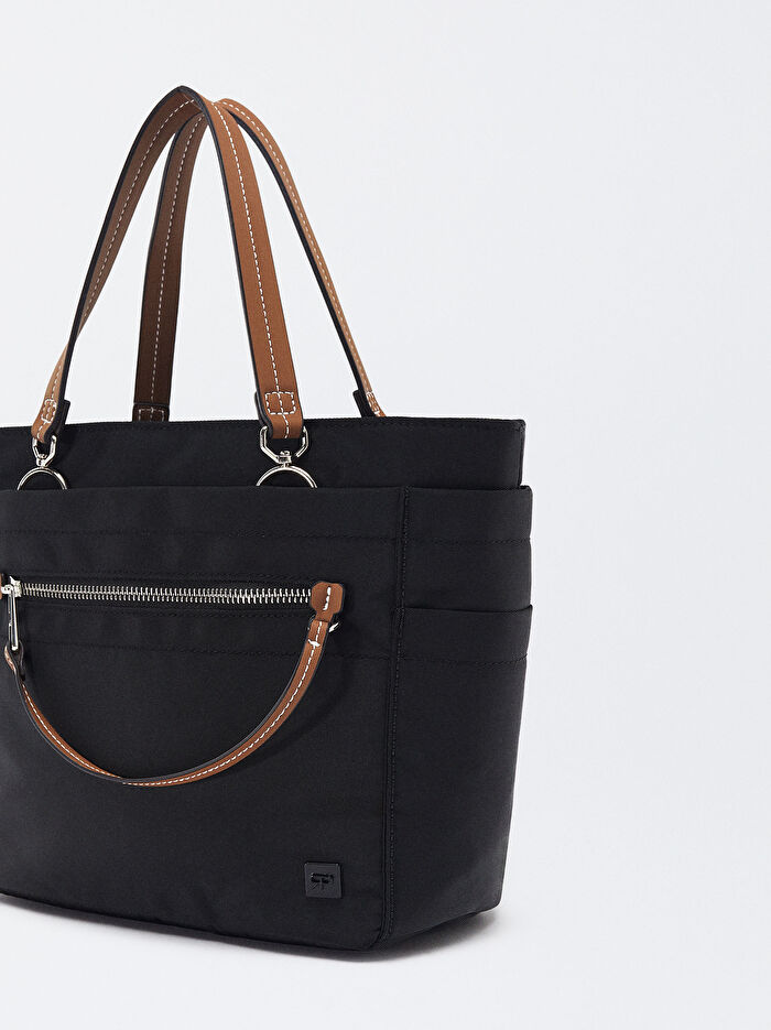 Teknik Kumaş Tote Çanta