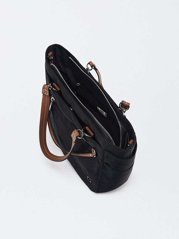 Teknik Kumaş Tote Çanta