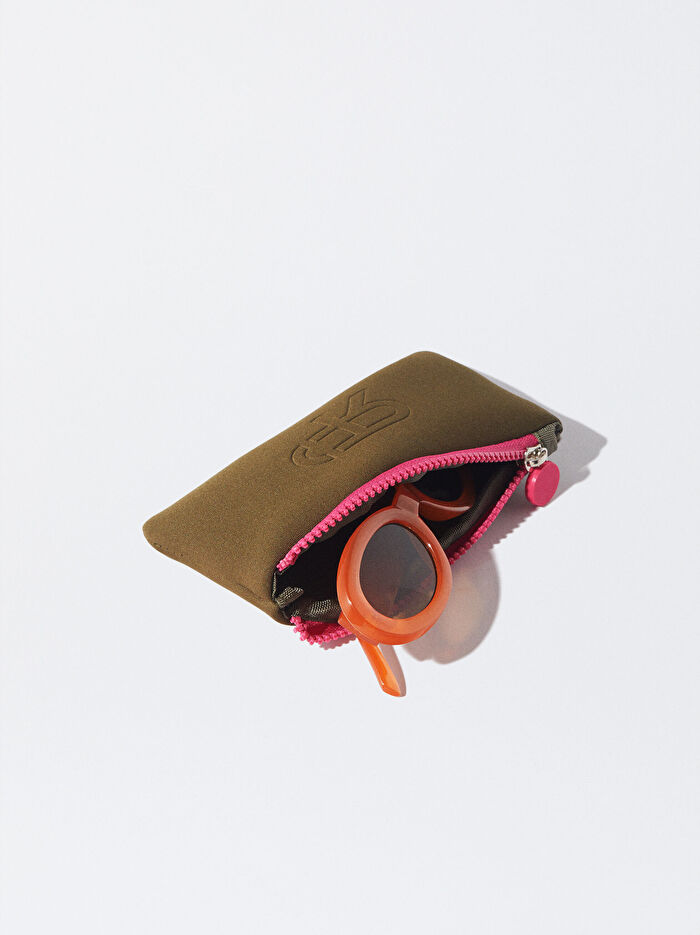 Oval Çerçeveli Güneş Gözlüğü