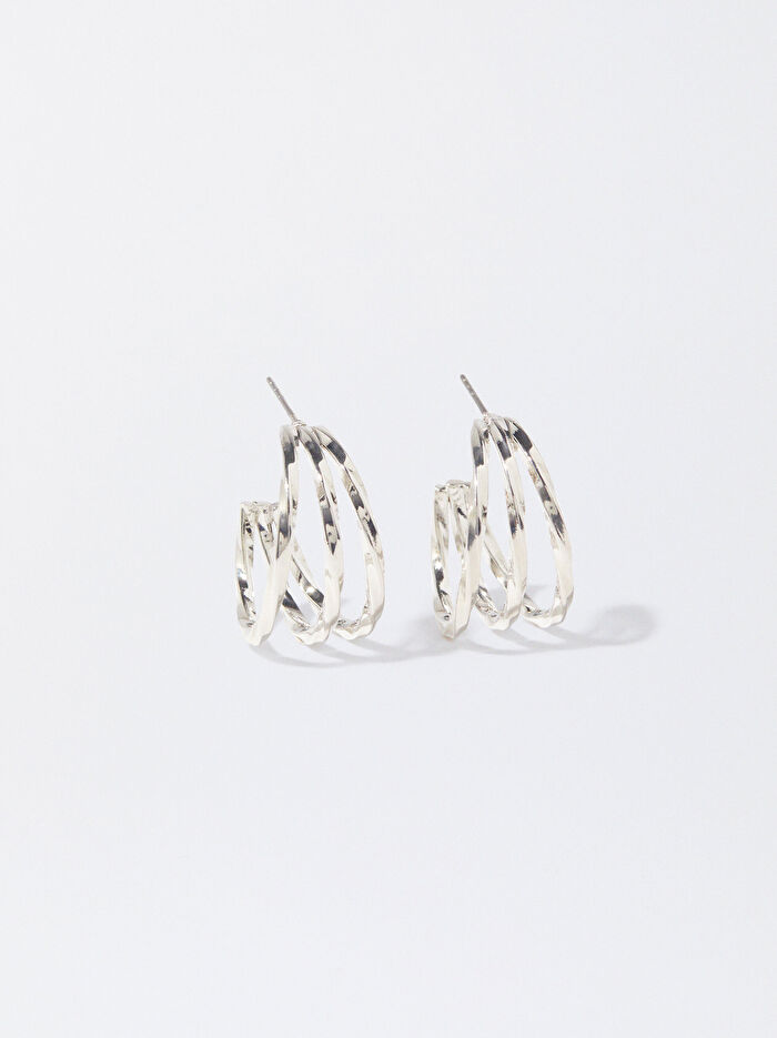 Gümüş Halka Küpe