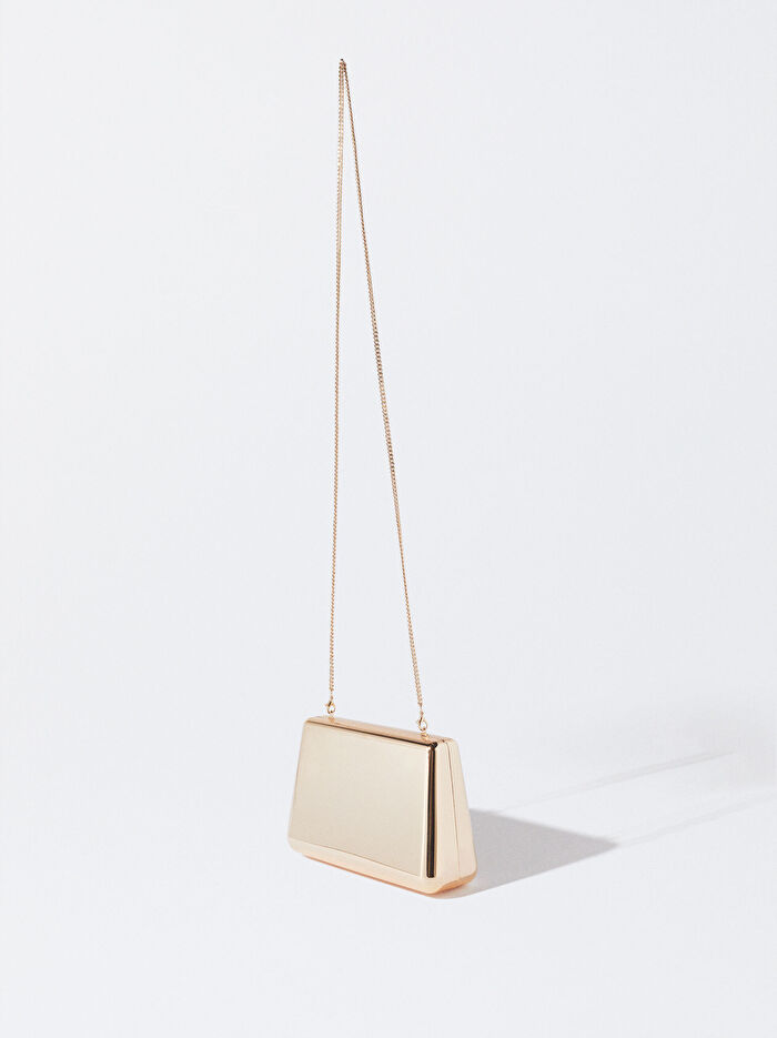 Gold Party Clutch Çanta