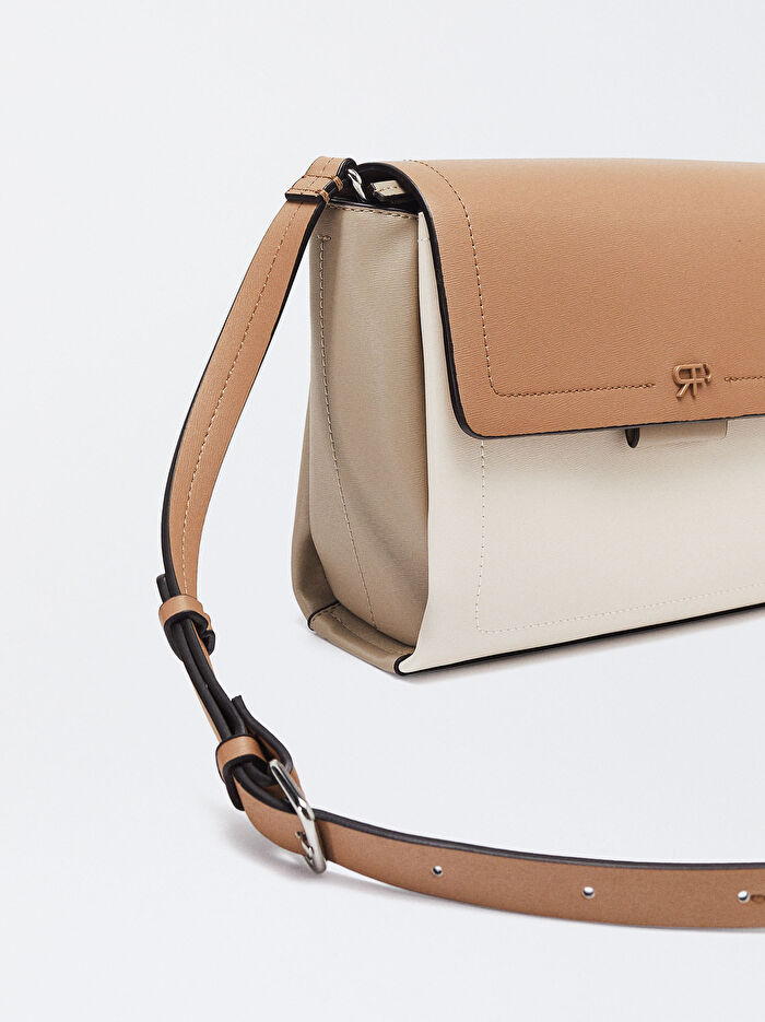 Mıknatıs Kapaklı Çapraz Askılı Çanta