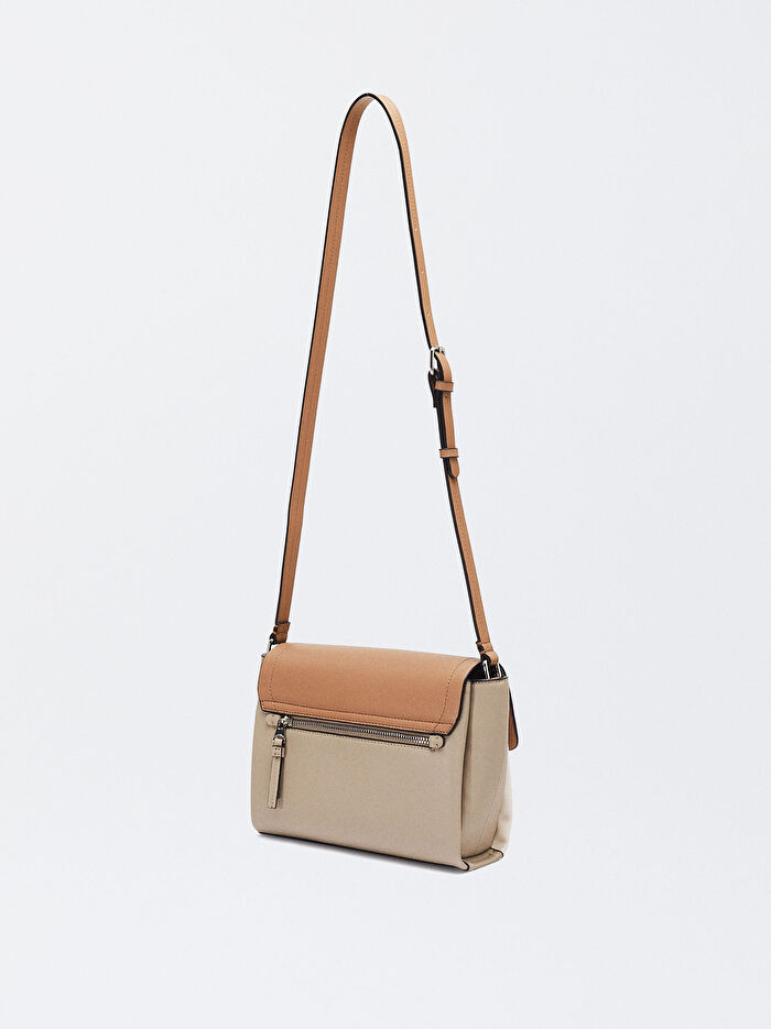 Mıknatıs Kapaklı Çapraz Askılı Çanta