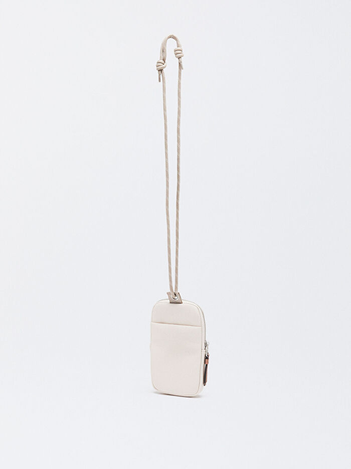 Teknik Kumaş Cep Telefonu Çantası